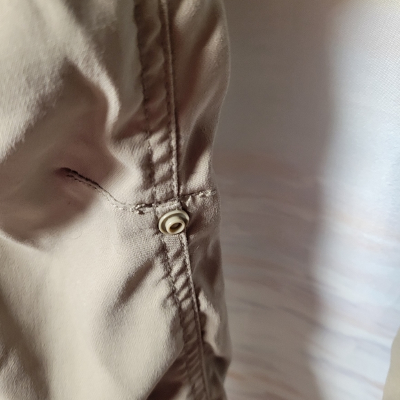 PRANA WOMENS CONVERTIBLE HIKING PANTS ROLL UP CAPRI SIZE 0 - Picture 6 of 8